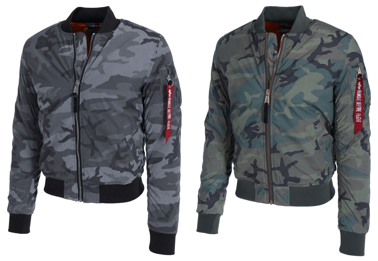 ALPHA INDUSTRIES REFLECTIVE CAMO Herren Winterjacke